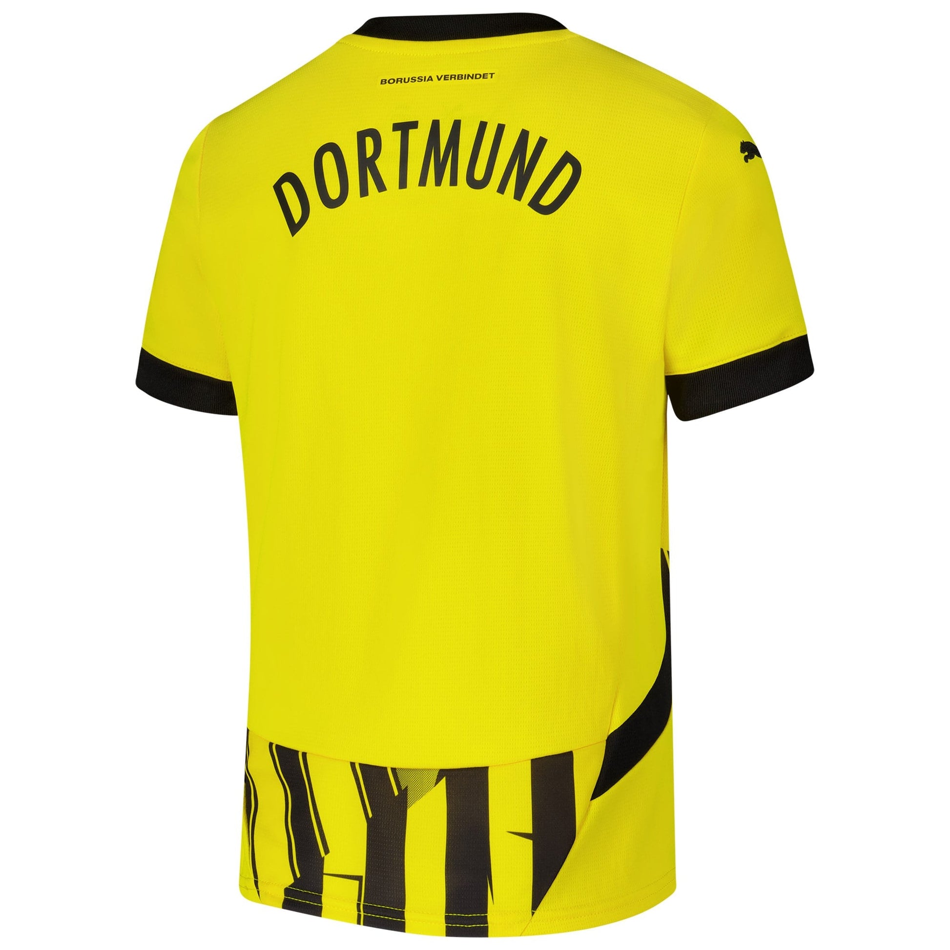 Youth Puma Yellow Borussia Dortmund 2024/25 Cup Replica Jersey - Customizable