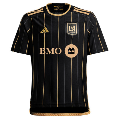 Youth adidas Carlos Vela Black LAFC 2024 Primary Replica Player Jersey