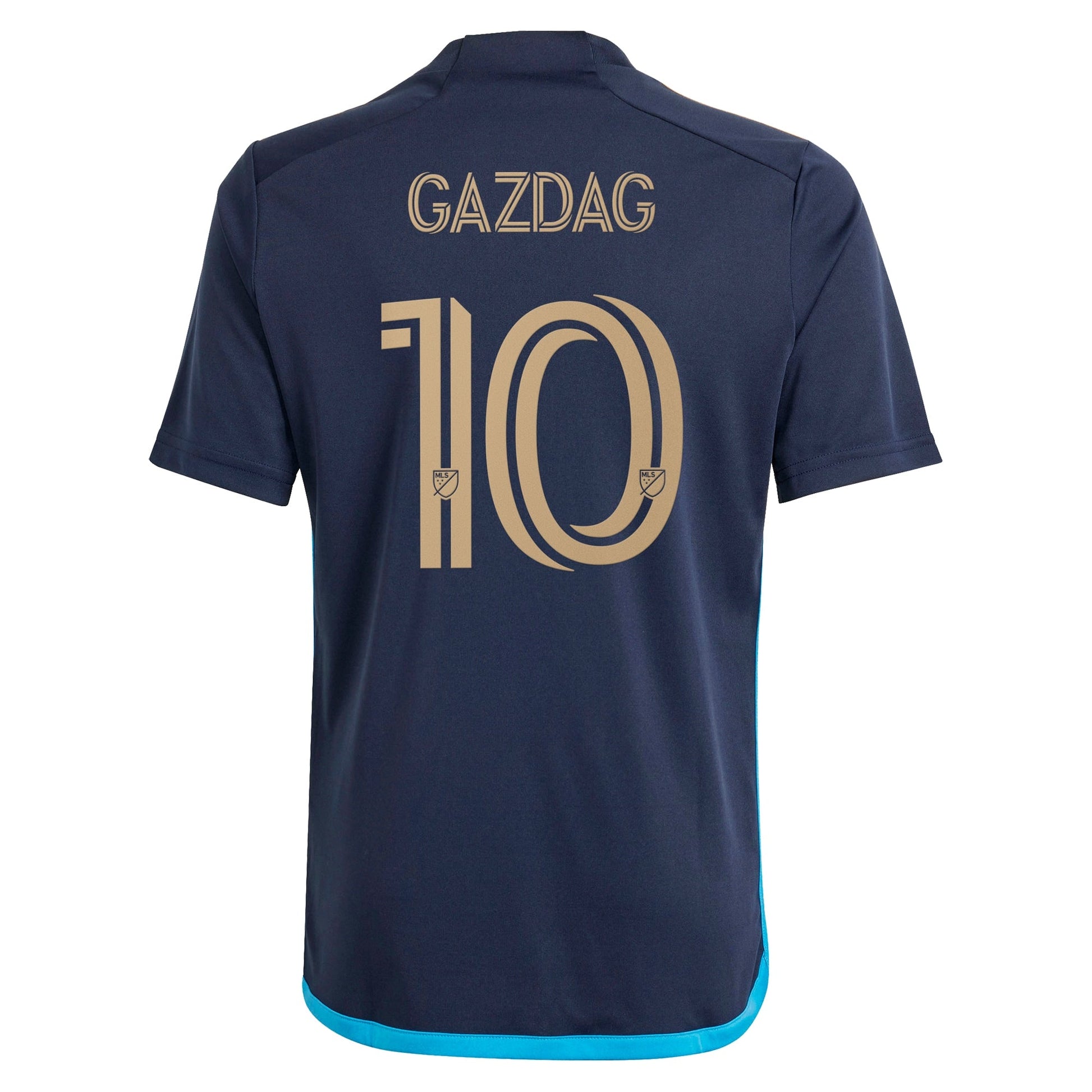 Youth adidas Daniel Gazdag Navy Philadelphia Union 2024 The XV Kit Replica Player Jersey