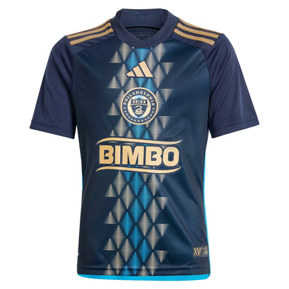 Youth adidas Daniel Gazdag Navy Philadelphia Union 2024 The XV Kit Replica Player Jersey