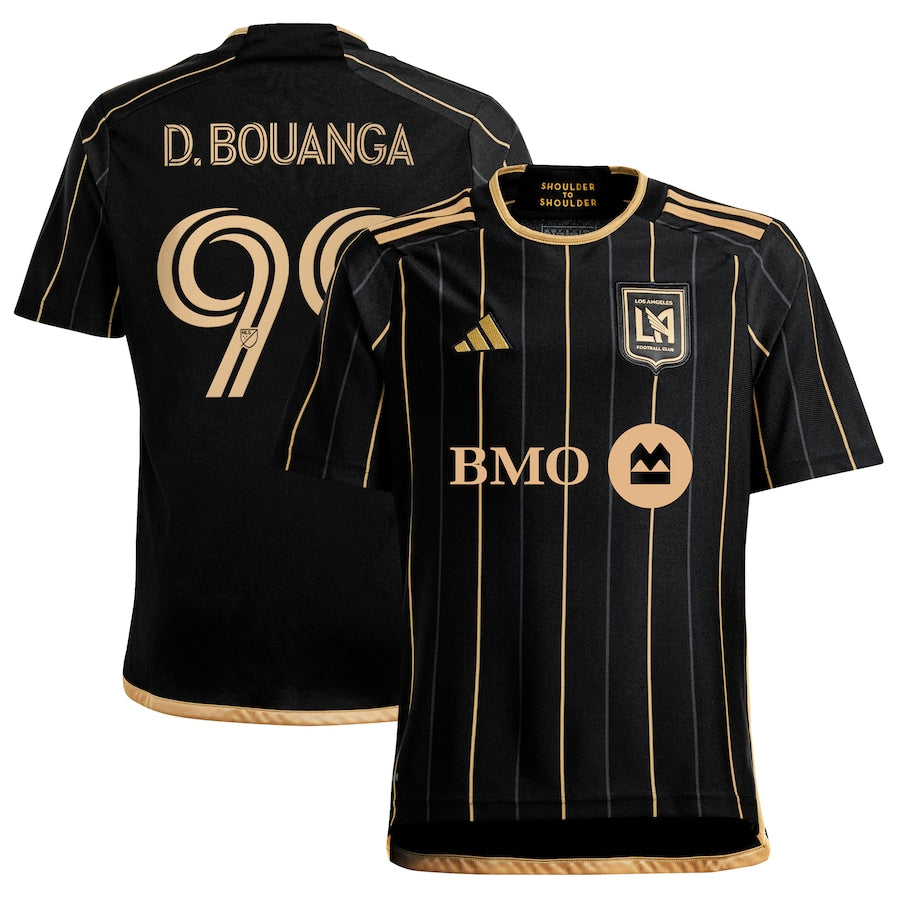 Youth adidas Denis Bouanga Black LAFC 2024 Primary Replica Player Jersey