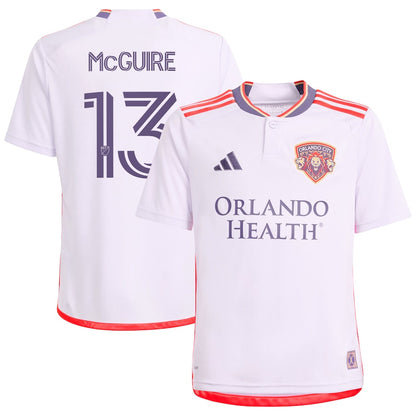 Youth adidas Duncan McGuire Purple Orlando City SC 2024 Legacy Kit Replica Player Jersey