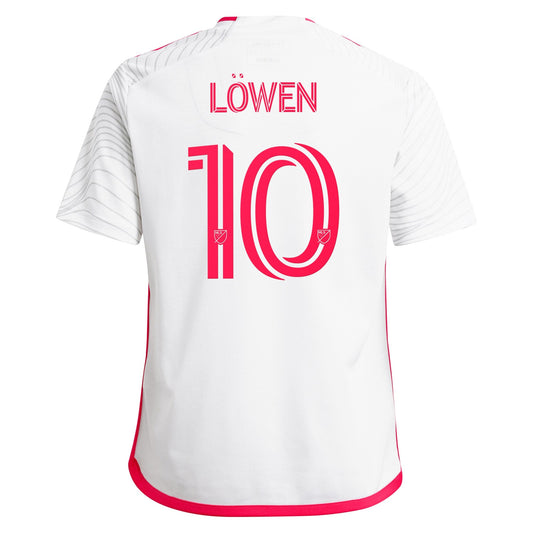 Youth adidas Eduard L?wen White St. Louis City SC 2024 The Confluence Kit Replica Player Jersey