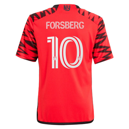 Youth adidas Emil Forsberg Red New York Red Bulls 2024 Legacy Replica Player Jersey