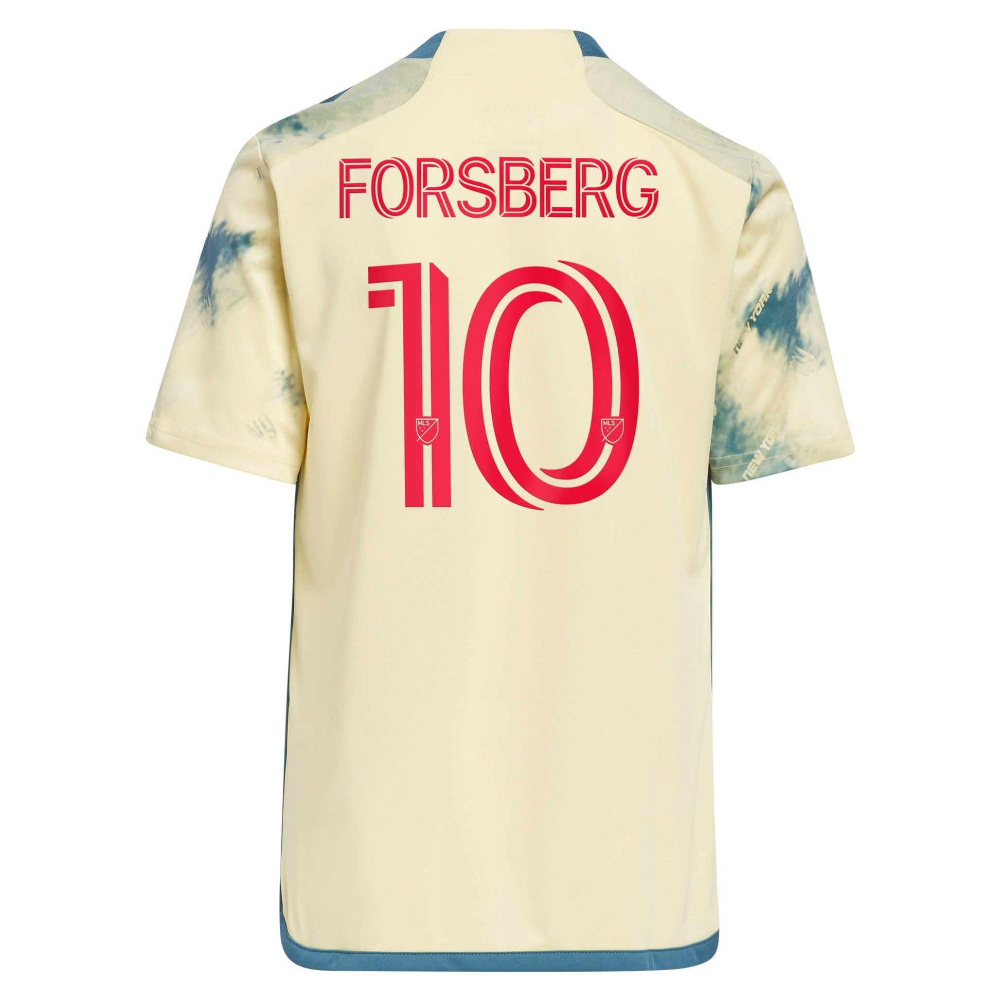 Youth adidas Emil Forsberg Yellow New York Red Bulls 2024 Daniel Patrick Kit Replica Player Jersey