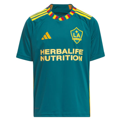 Youth adidas Gabriel Pec Green LA Galaxy 2024 LA Kit Replica Player Jersey