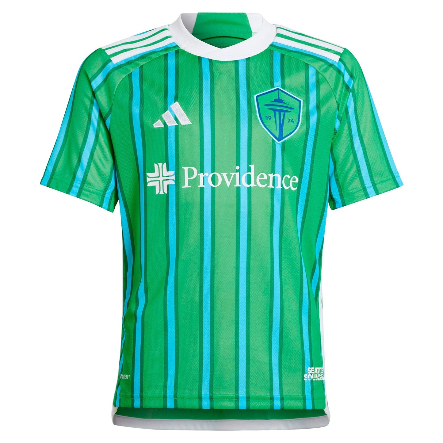 Youth adidas Green Seattle Sounders FC 2024 The Anniversary Kit Replica Jersey - Customizable