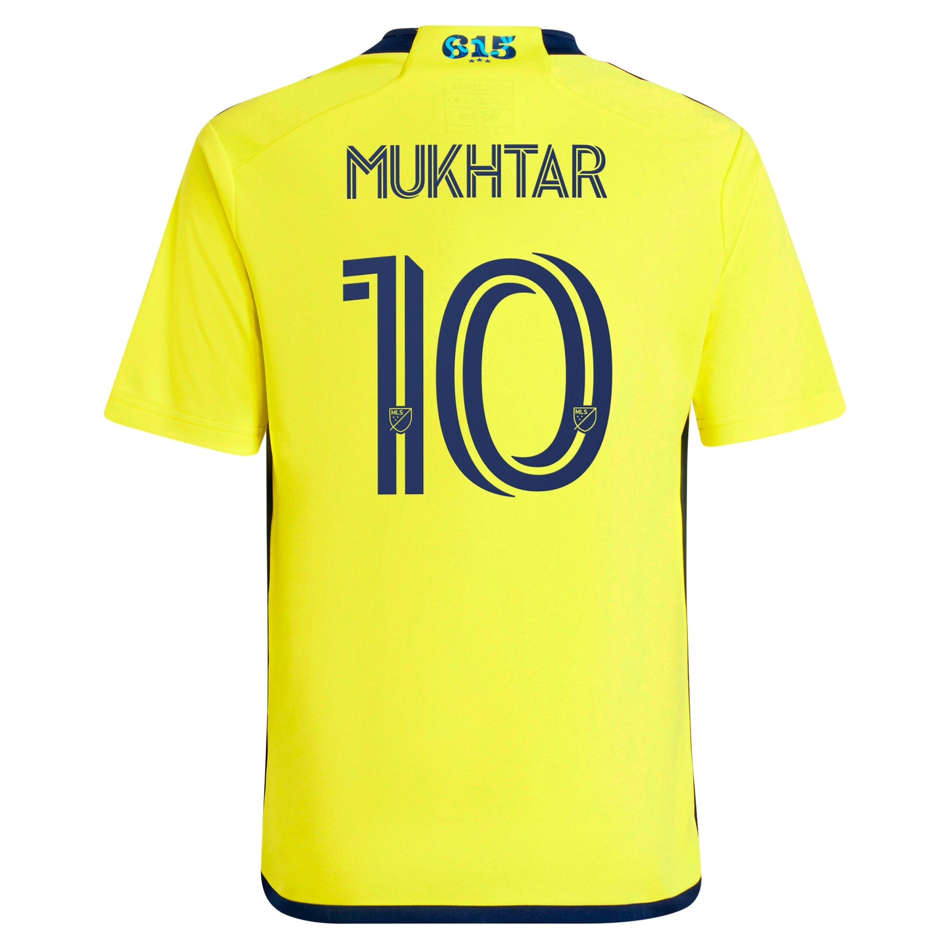 Youth adidas Hany Mukhtar Yellow Nashville SC 2024 The 615 Kit Replica Player Jersey