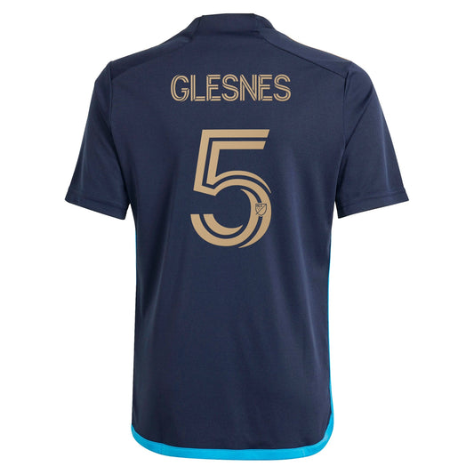 Youth adidas Jakob Glesnes Navy Philadelphia Union 2024 The XV Kit Replica Player Jersey