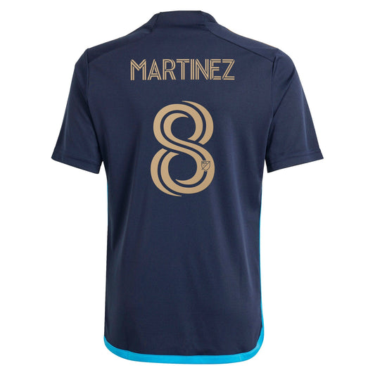 Youth adidas Jose Martinez Navy Philadelphia Union 2024 The XV Kit Replica Player Jersey