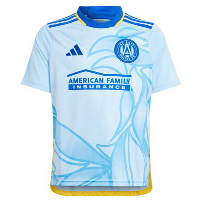 Youth adidas Light Blue Atlanta United FC 2024 The Resurgens Kit Replica Jersey - Customizable