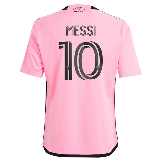 Youth adidas Lionel Messi Pink Inter Miami CF 2024 2getherness Replica Player Jersey