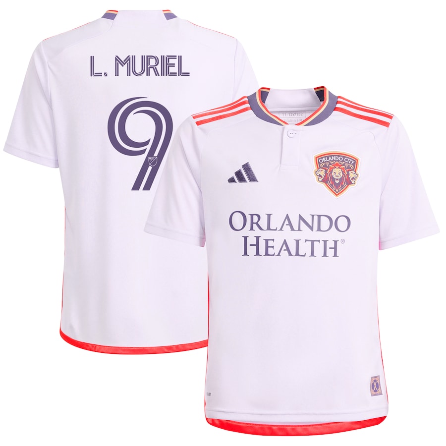 Youth adidas Luis Muriel Purple Orlando City SC 2024 Legacy Kit Replica Player Jersey