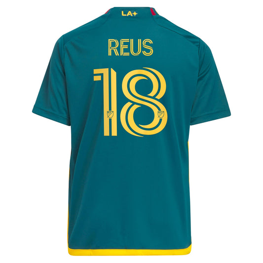 Youth adidas Marco Reus Green LA Galaxy 2024 LA Kit Replica Player Jersey