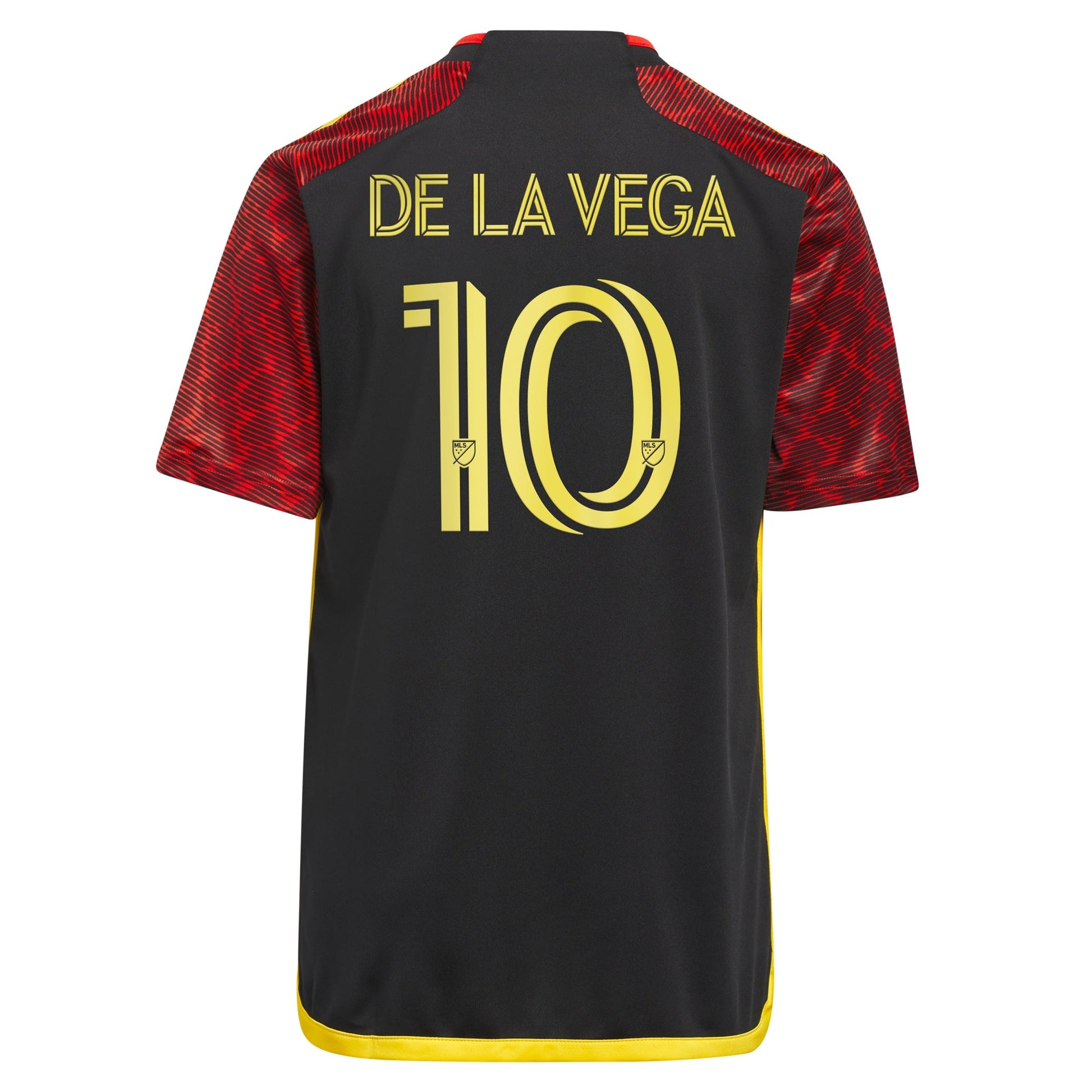 Youth adidas Pedro de la Vega Red Seattle Sounders FC 2024 The Bruce Lee Kit Replica Player Jersey