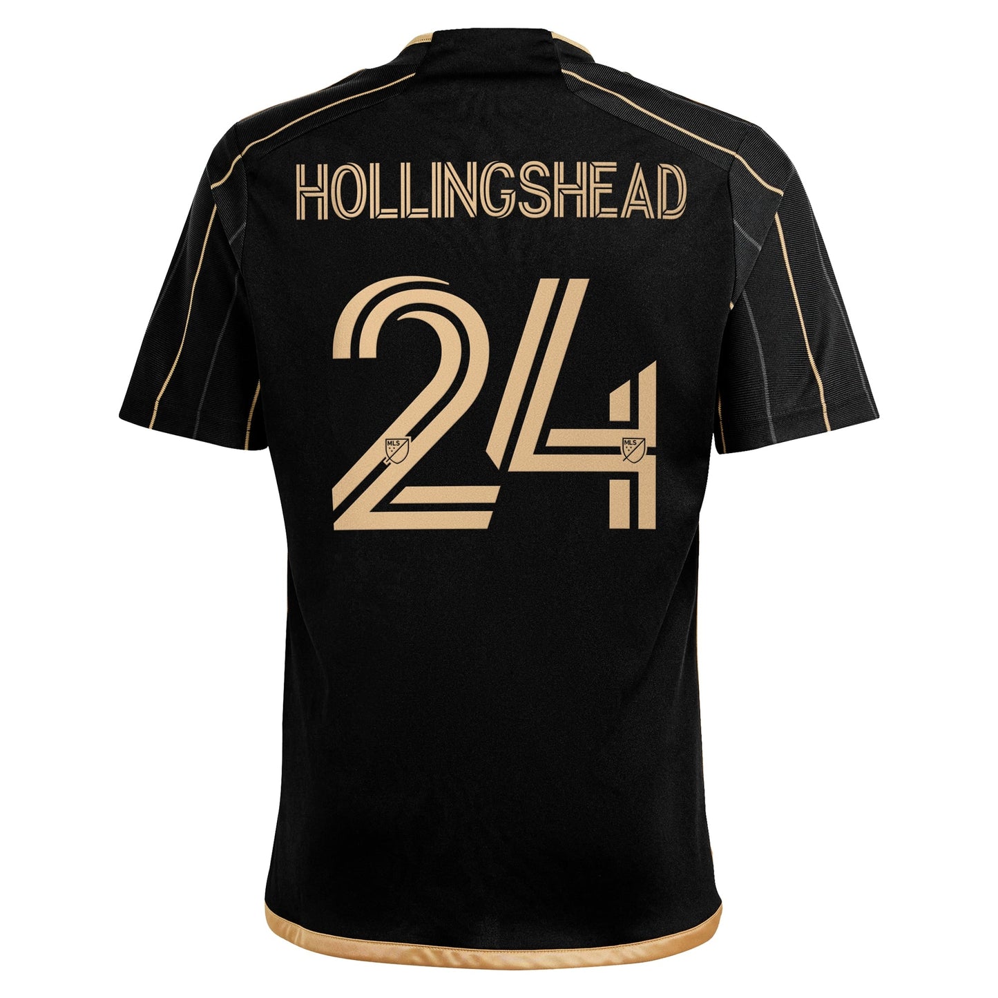 Youth adidas Ryan Hollingshead Black LAFC 2024 Primary Replica Player Jersey