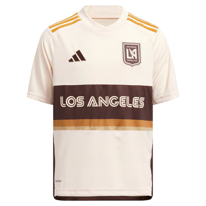 Youth adidas Tan LAFC 2024 Archive Replica Jersey - Customizable